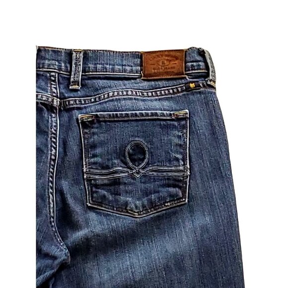 Lucky Brand 8/29 9 Sofia Bootcut Jeans Embroidered Pockets Blue - Picture 3 of 12